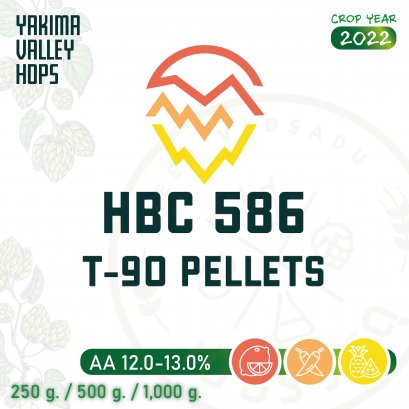 ฮอปทำเบียร์ HBC586 Crop 2022