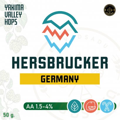 ฮอปทำเบียร์  Hersbrucker Hops (50g)
