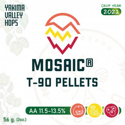 ฮอปทำเบียร์ Mosaic 50 กรัม