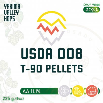 ฮอปทำเบียร์ USDA 200010-008 Hops (8oz.)