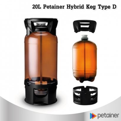 20L Petainer Hybrid Keg Type D