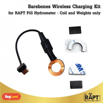 Barebones Wireless Charging Kit for RAPT Pill Hydrometer - Coil and Weights only