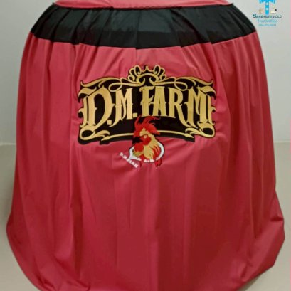 ขอบพระคุณ D.M. Farm  มุ้งไก่ชน ตัดเย็บด้วยผ้าสีเดียวทั้งหลัง เย็บผ้าทับหูแขวนไม่หลุดง่ายl เย็บเก็บชายมุ้ง  พรมรองสุ่มไก่เย็บขอบอย่างดีพร้อมปักโลโก้ ️ จัดส่งฟรี ไม่มีปลายทางค่ะ  มีบริการปักชื่อ และโลโก้ ออกแบบฟรี สนใจสอบถามเพิ่มเติม  https://line.me/ti/p/V