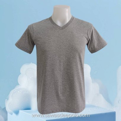 เสื้อยืดคอวีเนื้อผ้าคอตตอน 100% ผ้านุ่ม แห้งไวไม่อมเหงื่อ อยู่ทรงไม่ยืดย้วย พร้อมบริการปัก  สนใจสอบถามเพิ่มเติม  http://line.me/ti/p/~sawasdeepolo  www.sawasdeepolo.com ️ 0842254054