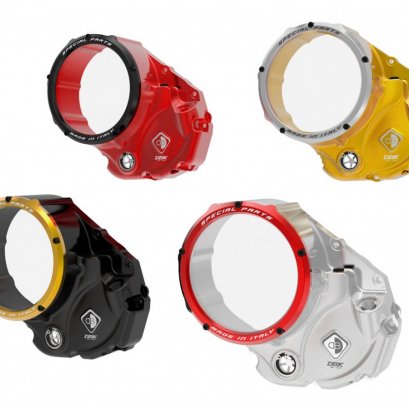 DUCABIKE CLEAR CLUTCH COVER DUCATI+SPRING RETAINER ครอบคลัชใส