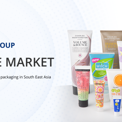 Extruded plastic tubes are recyclable and allow full-colour printing directly onto the tube.  