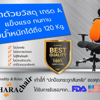 Hara Chair แข็งแรง ทนทาน ผลิตจากวัสดุเกรด A