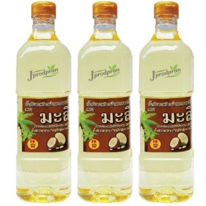 น้ำมันมะพร้าว LT ทำอาหาร 1ลิตร x 3ขวด 