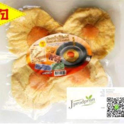 ฟองเต้าหู้ห่อไส้เจ (ไข่ดาวเจ) YT อาหารเจ อาหารมังสวิรัติ