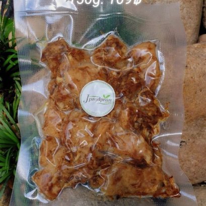 หมูทอดกระเทียมเจ (Vegan100%) 150กรัม HM JPP อาหารเจ อาหารมังสวิรัติ อาหารโฮมเมด