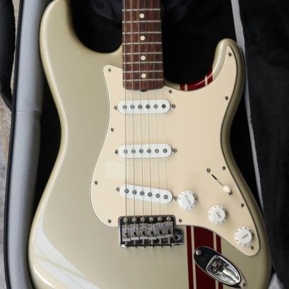 Fender John Mayer Signature 2006 Shoreline Gold / Racing stripe