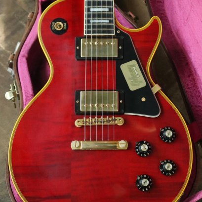 Gibson Custom Shop'74 Reissue Lespaul Custom 2015 Wine Red (4.1kg)