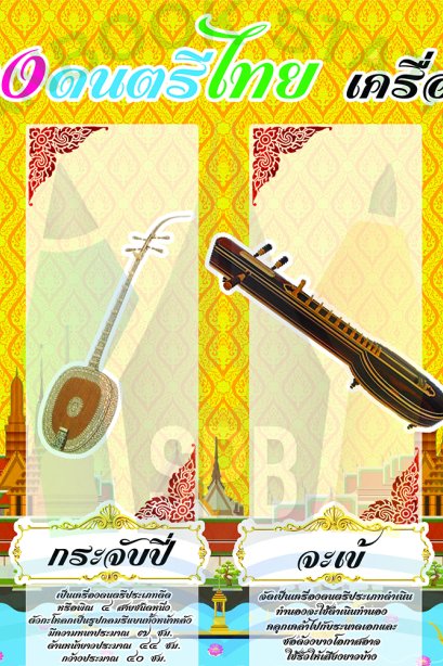 สื่อ A3 เครื่องดนตรีไทย ประเภท ดีด/วรา