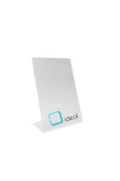 ป้ายตั้งโต๊ะอะคริลิค ID-111 ขนาด 4*6 นิ้ว แนวตั้ง