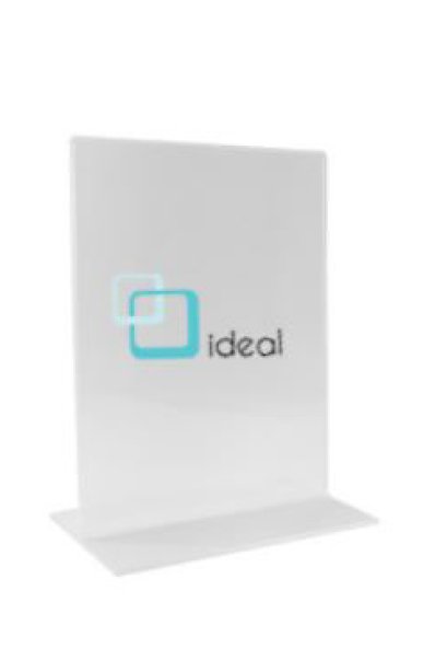 ป้ายตั้งโต๊ะอะคริลิค ID-115 ขนาด 5*7 แนวตั้ง