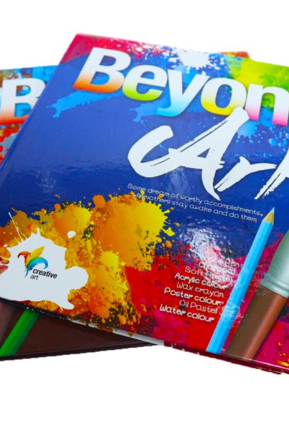 สมุดวาดเขียน คั่นแก้ว