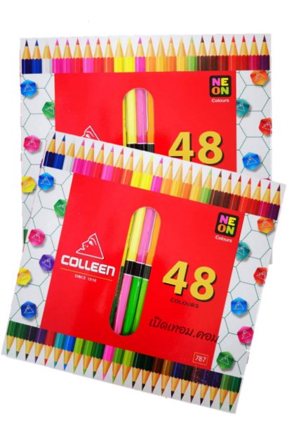 สีไม้ Colleen 48 สี 24 ด้าม