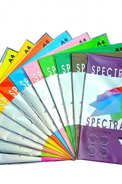กระดาษการ์ดสี สเปกตรา 160g A4-10 คละสี