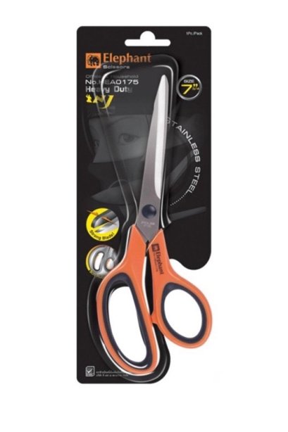 กรรไกร ตราช้าง HEA 0175 ขนาด 7 3/4 นิ้ว