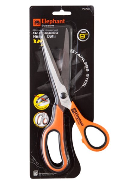 กรรไกร ตราช้าง HEA 0390 ขนาด 9 นิ้ว