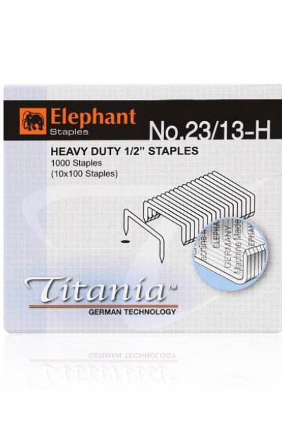 ลวดเย็บกระดาษตราช้าง เบอร์ 23/13H รุ่น ไททาเนีย