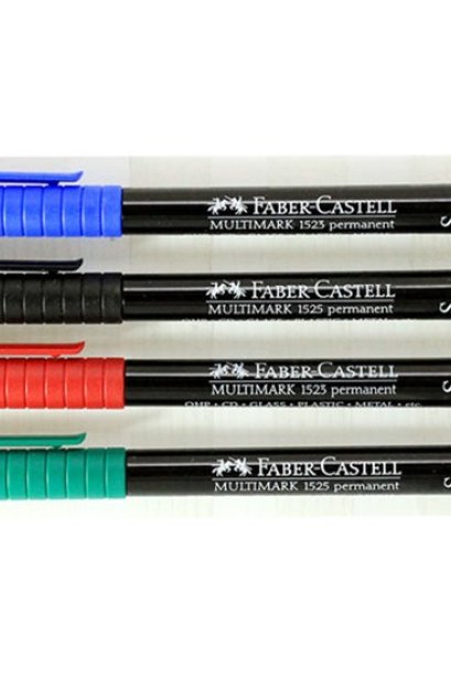 ปากกาเขียนแผ่นใส S-Faber-กันน้ำ สีดำ