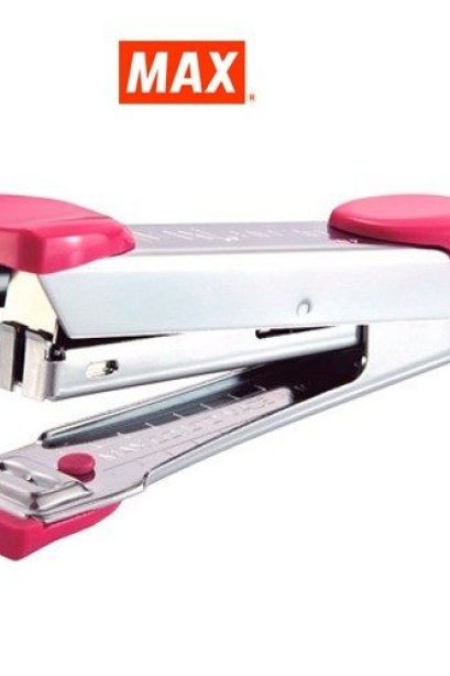 เครื่องเย็บกระดาษ Max HD-10 รุ่นใหม่ สีชมพู