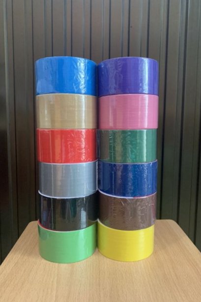 เทปผ้ากาว Nuvo ขนาด 3 นิ้ว สีกากี