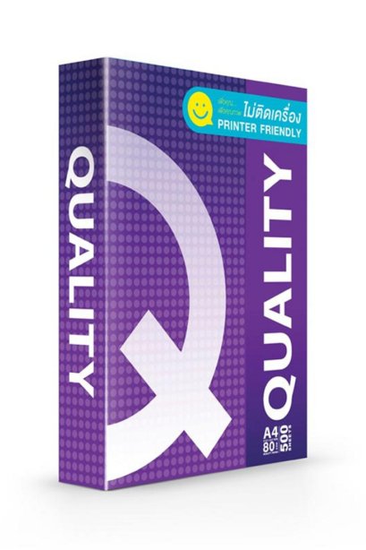 กระดาษ QUALITY 80 g A4 500 แผ่น ม่วง