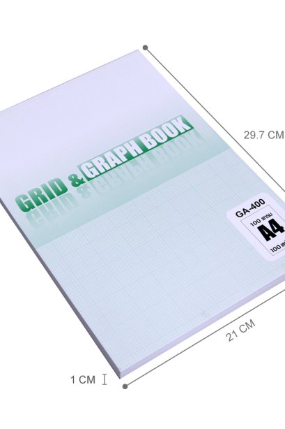 สมุดกริด แอนด์ กราฟ A4 GA-425