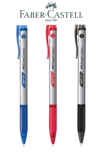 ปากกา Faber-Castell Grip X7 สีน้ำเงิน