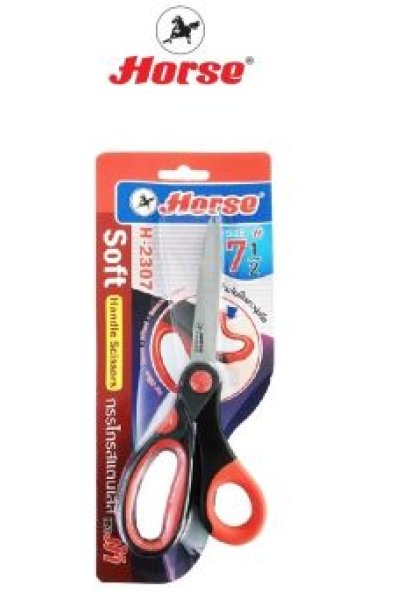 กรรไกร ตราม้า H-2307 ขนาด 7 1/2 นิ้ว