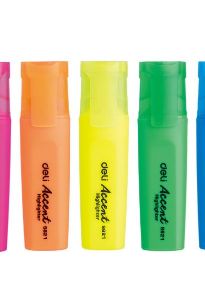 ปากกาเน้นข้อความ Deli S621 สีม่วง