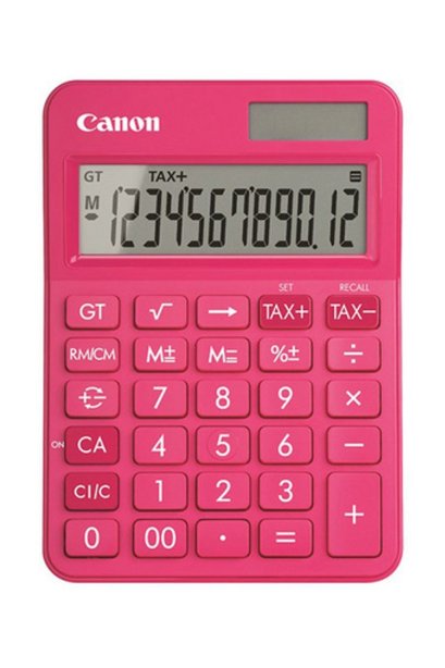 เครื่องคิดเลข CANON LS-125T สีชมพู