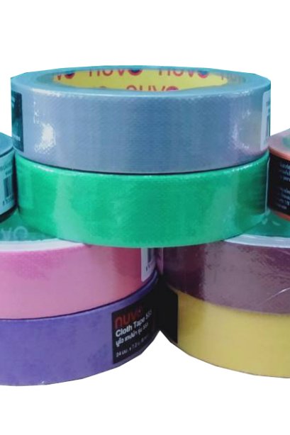 เทปผ้ากาว Nuvo ขนาด 1 นิ้ว สีเหลืองแก่