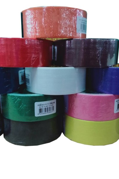 เทปผ้ากาว Nuvo ขนาด 1.5 นิ้ว สีกากี