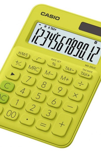 เครื่องคิดเลข CASIO รุ่น MS-20UC-YG