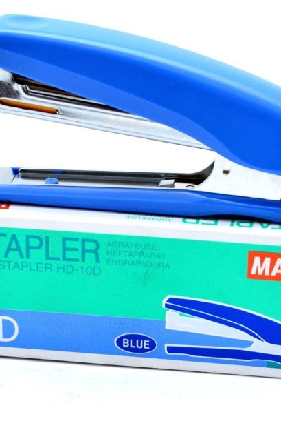 เครื่องเย็บกระดาษ Max HD-10D สีน้ำเงิน