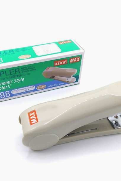 เครื่องเย็บกระดาษ MAX รุ่นใหม่ HD-88 เบจ