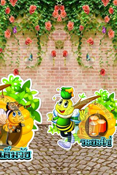 สื่อการเรียนการสอนลองโฟม ชุด วงจรชีวิต ผึ้ง ชุด 1/วรา