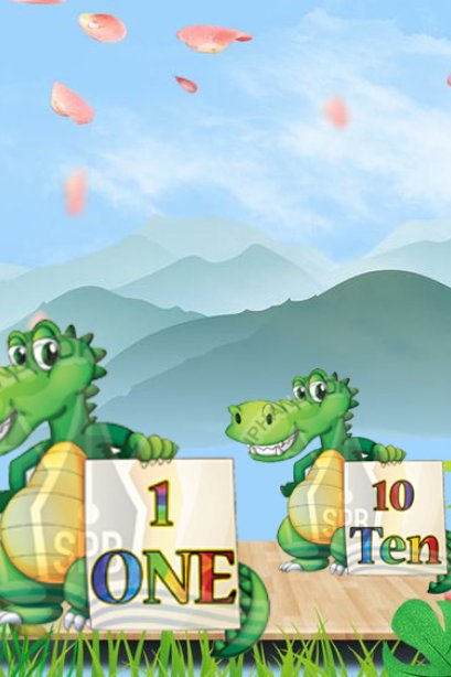 สื่อการเรียนการสอนลองโฟม ชุด จระเข้ นับ 1-10/วรา