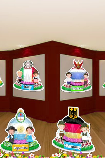 สื่อการเรียนการสอนลองโฟม ชุด ชุดแต่งกายประจำชาติ/วรา