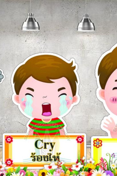 สื่อการเรียนการสอนลองโฟม ชุด Emotion กิริยาท่าทาง/วรา