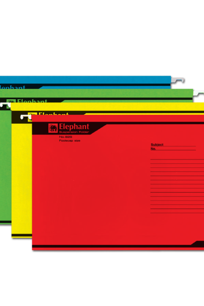 แฟ้มแขวนตราช้าง คละสี