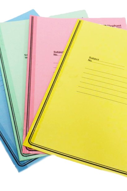 แฟ้มพับตราช้าง PF999 คละสี