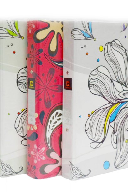 แฟ้มตราช้าง 2 ห่วง No.221 A4 คละสี