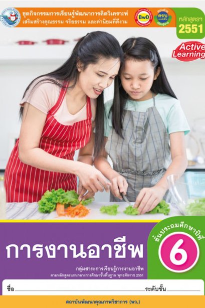 ชุดกิจกรรมการงานอาชีพ ป.6/พว