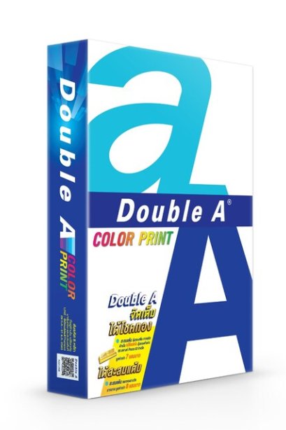 กระดาษ Double A Color Print 90G A4 500 แผ่น