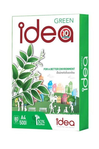 กระดาษ Idea Green 80G A4 500 แผ่น