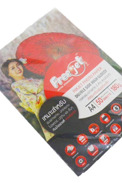 Freejet Inkjet Photo Paper A4 180g.50 แผ่น